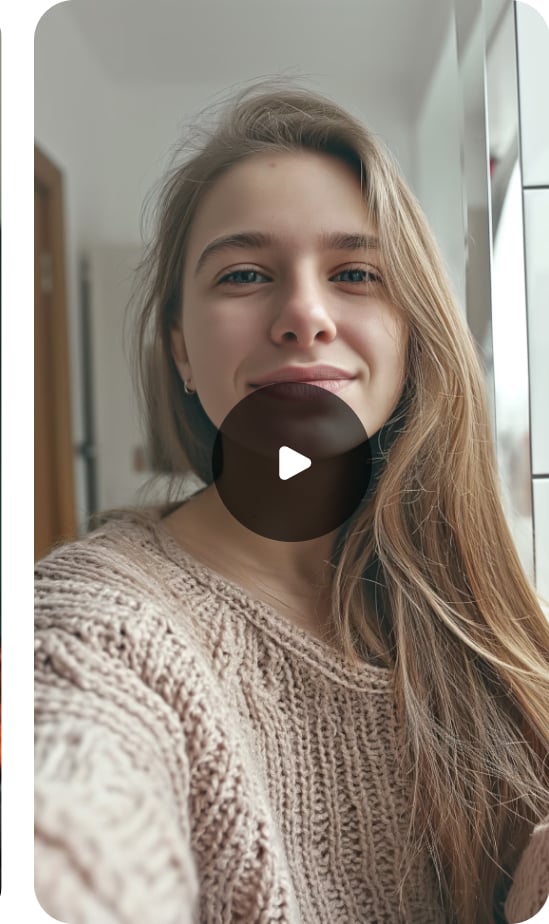 Olivia M sharing their experience with Restart Property Group (video testimonial, play button)